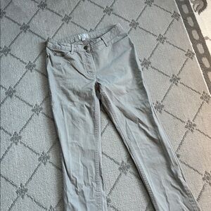 Pure Collection Women's Pale Gray Slim Leg Jeans